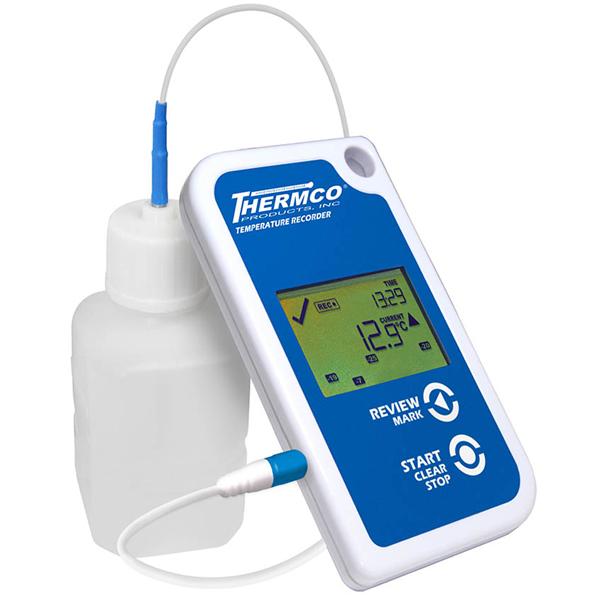 LogTag TRED30-16R VCF Vax Temp Dt Lgr -40 to 99C 93x54.5x8.6mm W/ Prb/Vl/USB Ea